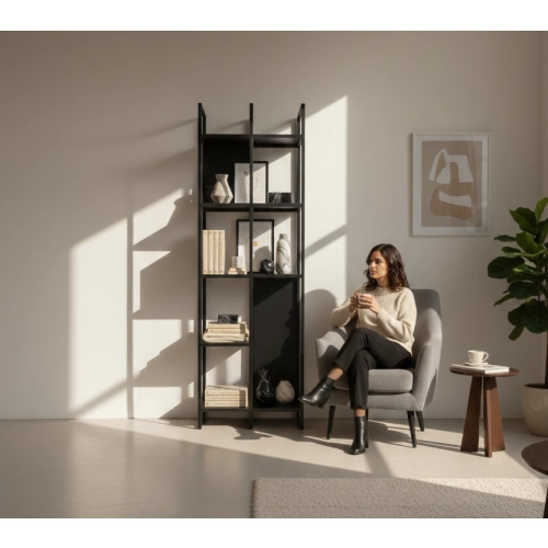 REGAŁ NA KSIĄŻKI METALOWE  RNK-132